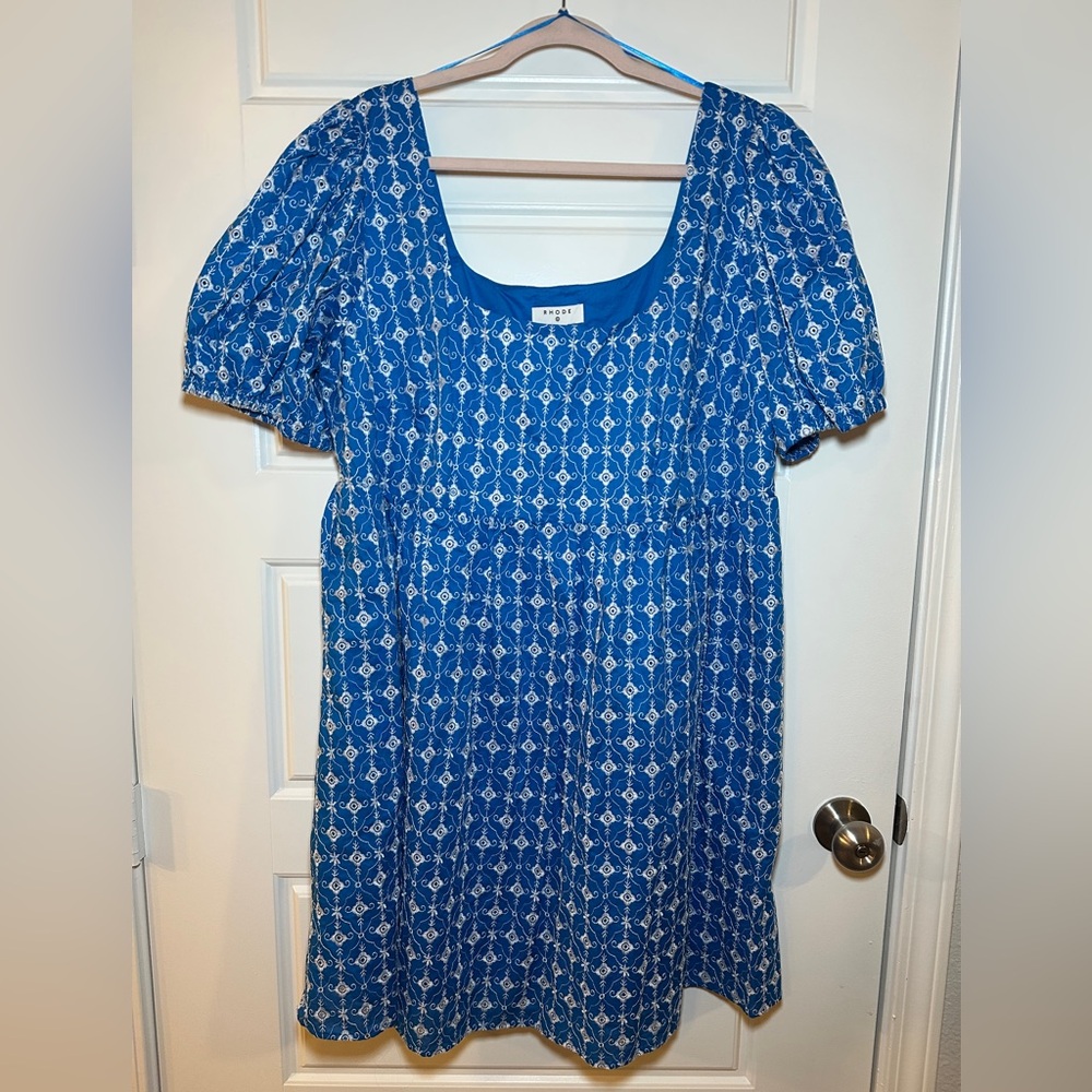 RHODE Royal Blue Floral Dress
